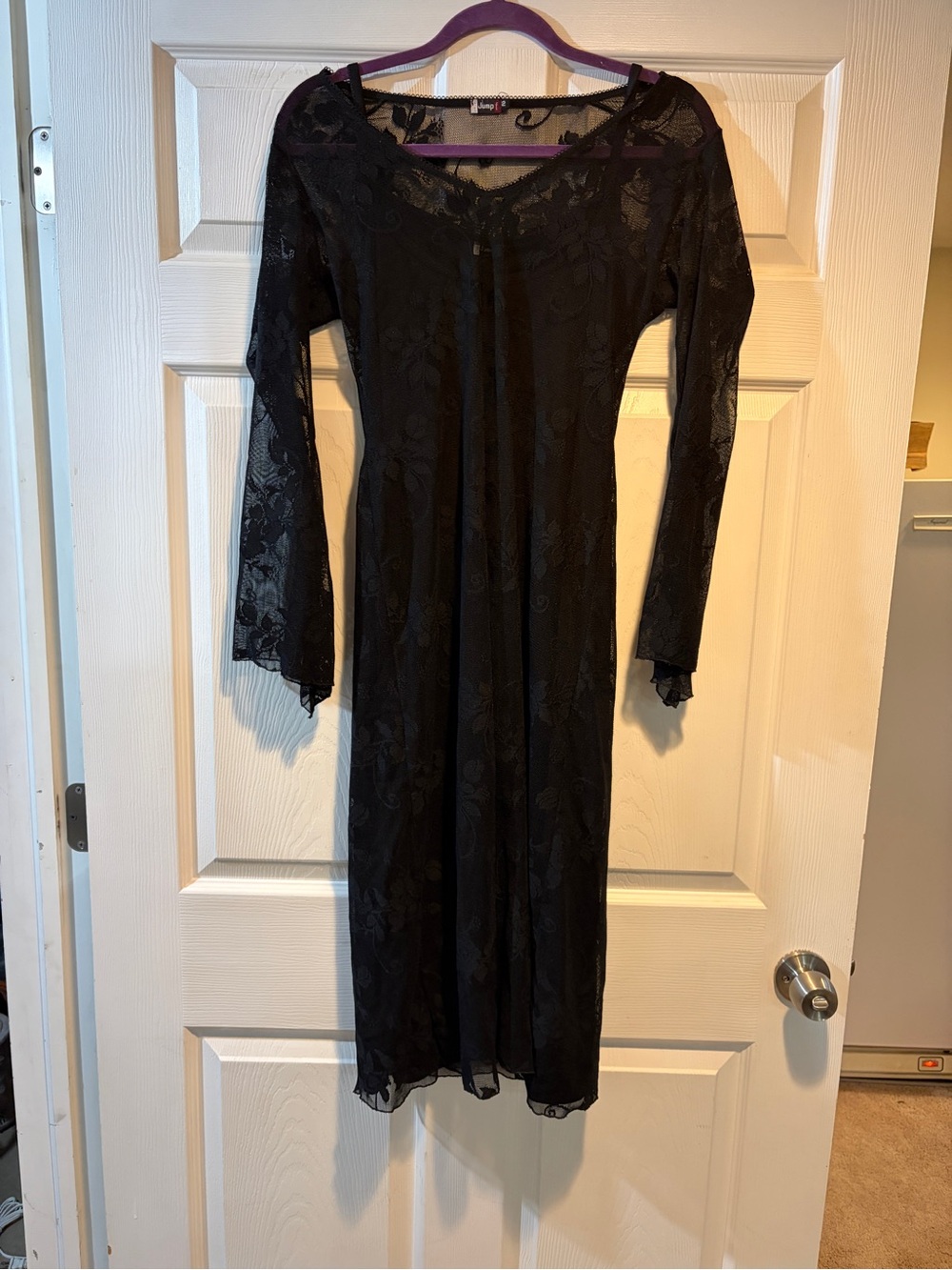 Jump Black Lace Long Sleeve Dress